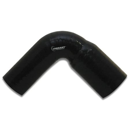 Vibrant 4 Ply Reinforced Silicone Sleeve Connector- Black V32-2780